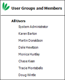 User Groups and Members