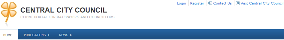 publishing portal screen not logged in