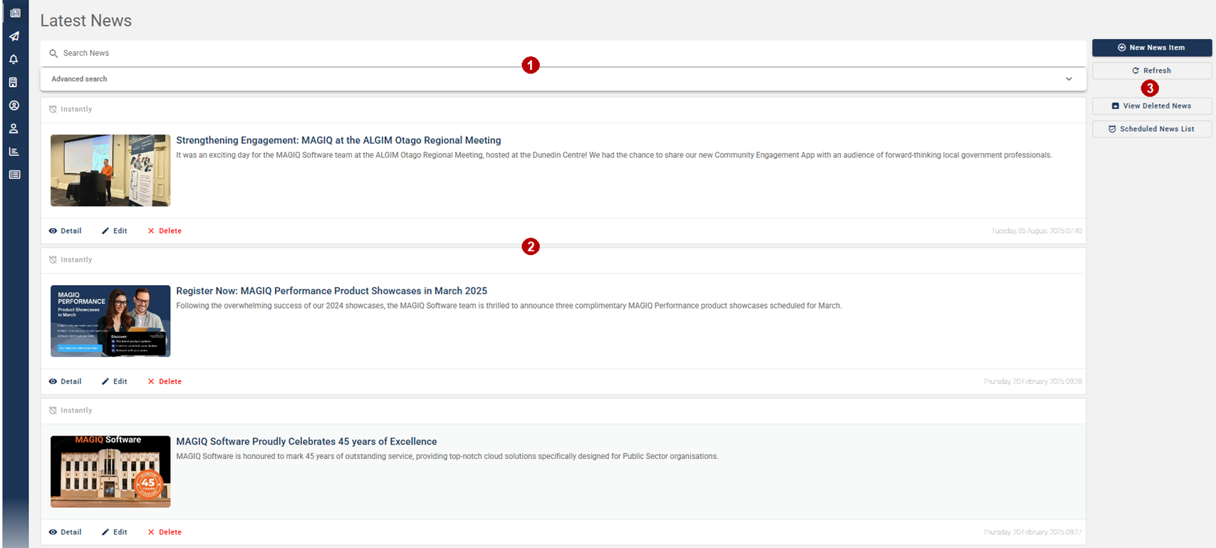 Overview In News Example Overview - Community Engagement