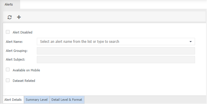 alert details