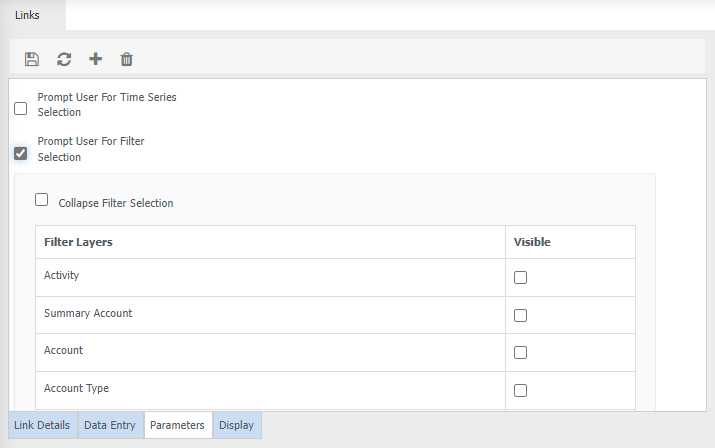 filter selection