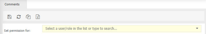 comments screen overview